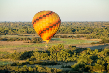 Ballonflug in Botswana